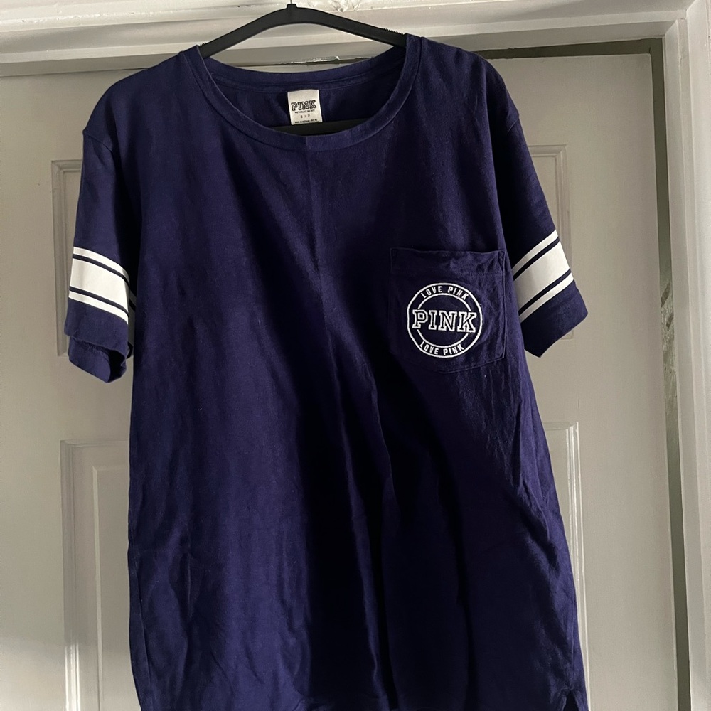 Victoria's Secret PINK  Deep Blue Tee